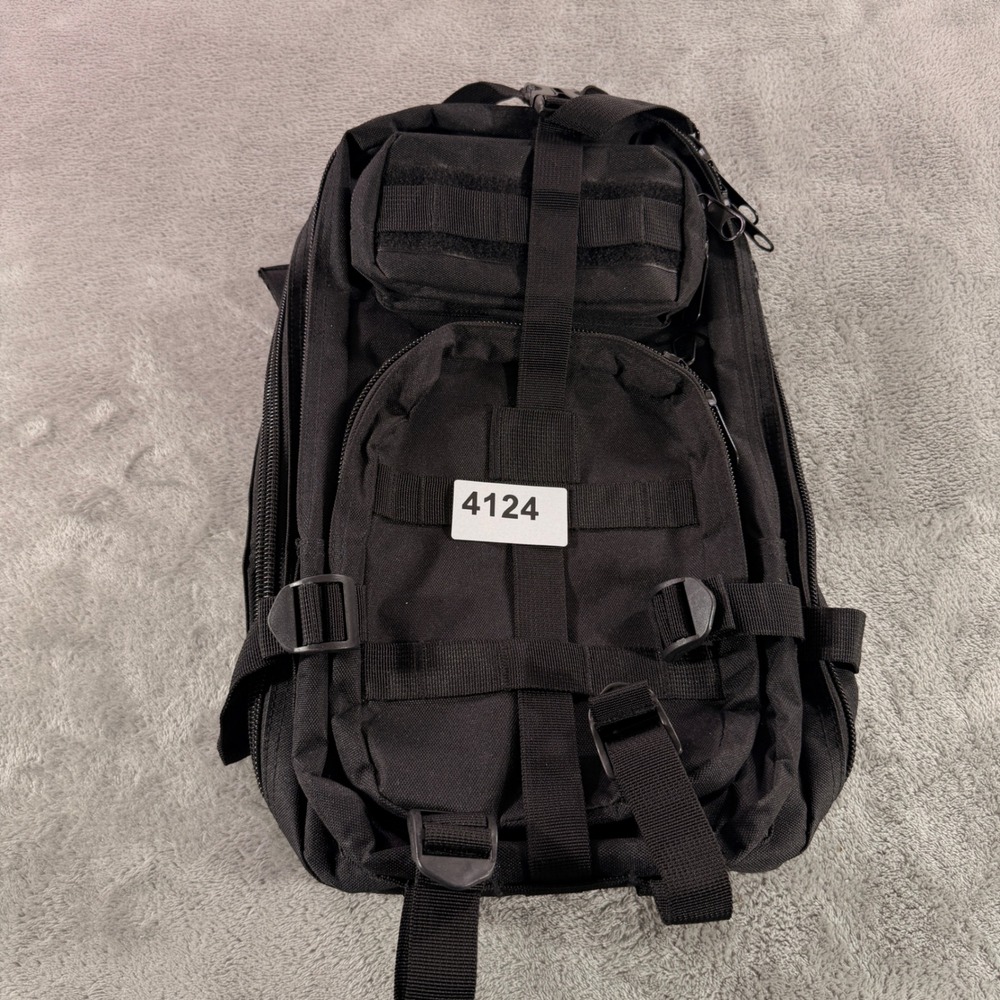 Unbranded Tactical Backpack Men OS Black Molle Assault Pack